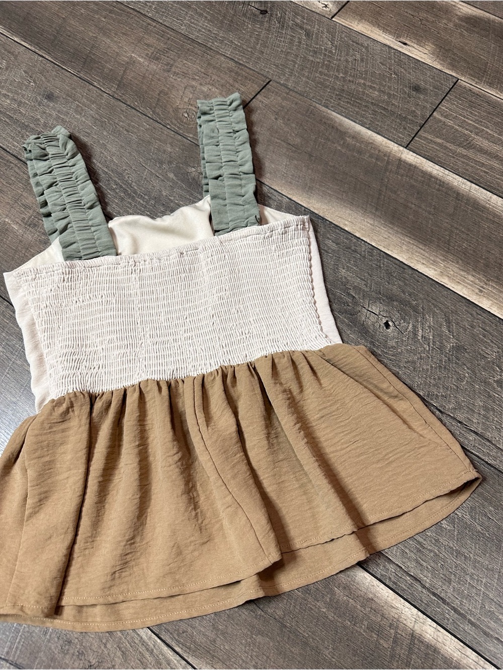 In February Ruffle Colorblock Tank Top - Picture 6 of 7